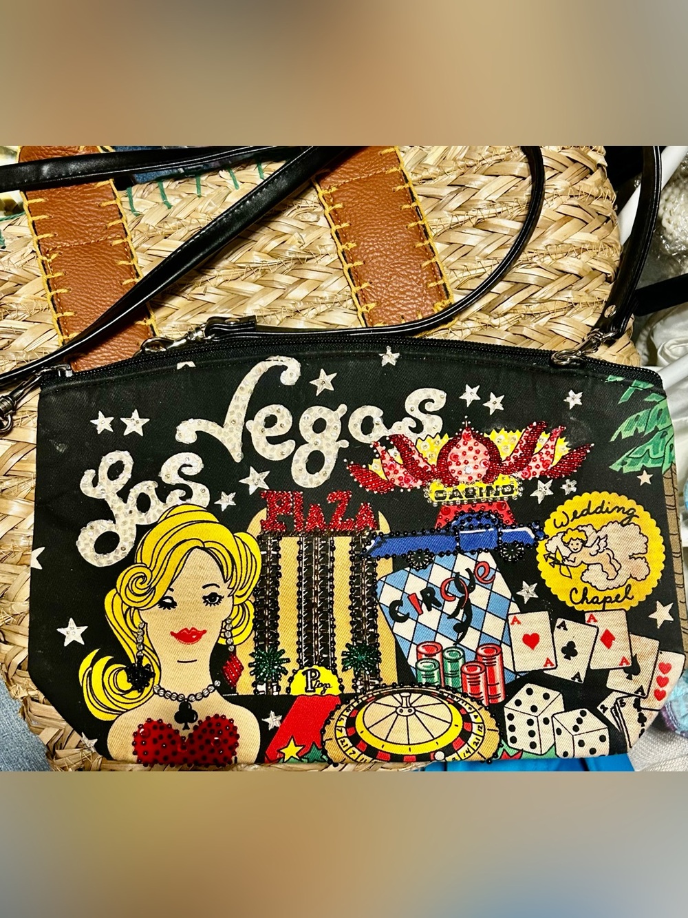 Embellished Las Vegas Crossbody
